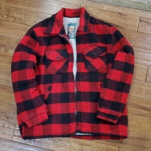Canyon Guide Outfitters Buffalo check wool shaket Y2K
